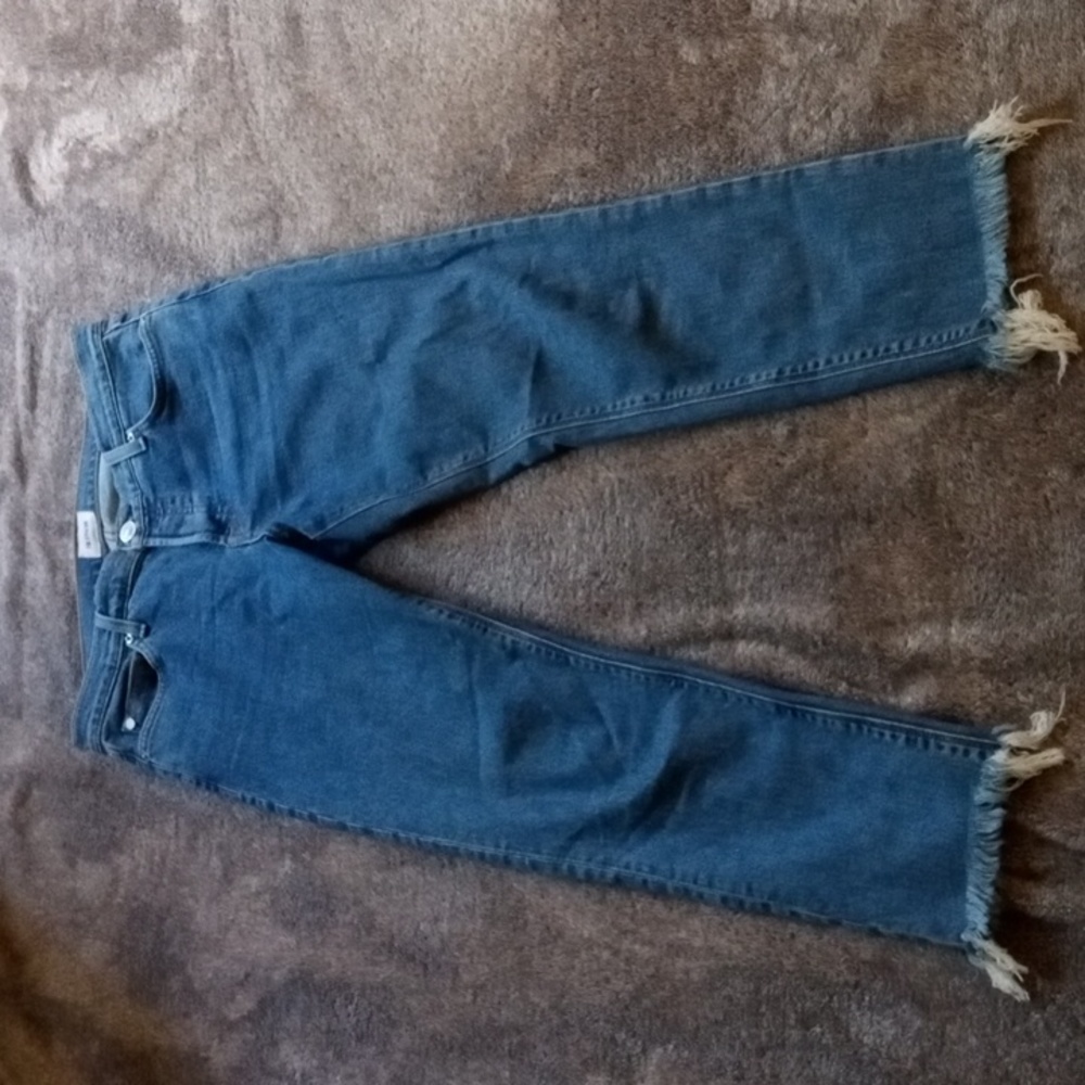 Hudson Riley Luxe Crop with Raw Hem